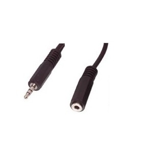 CABLE AUDIO STEREO JACK 3.5 M-F (5M)