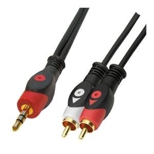 CABLE AUDIO STEREO JACK 3.5 M RCA M (3M)