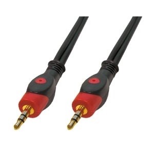 CABLE AUDIO STEREO JACK 3.5 M-M HQ (1M)