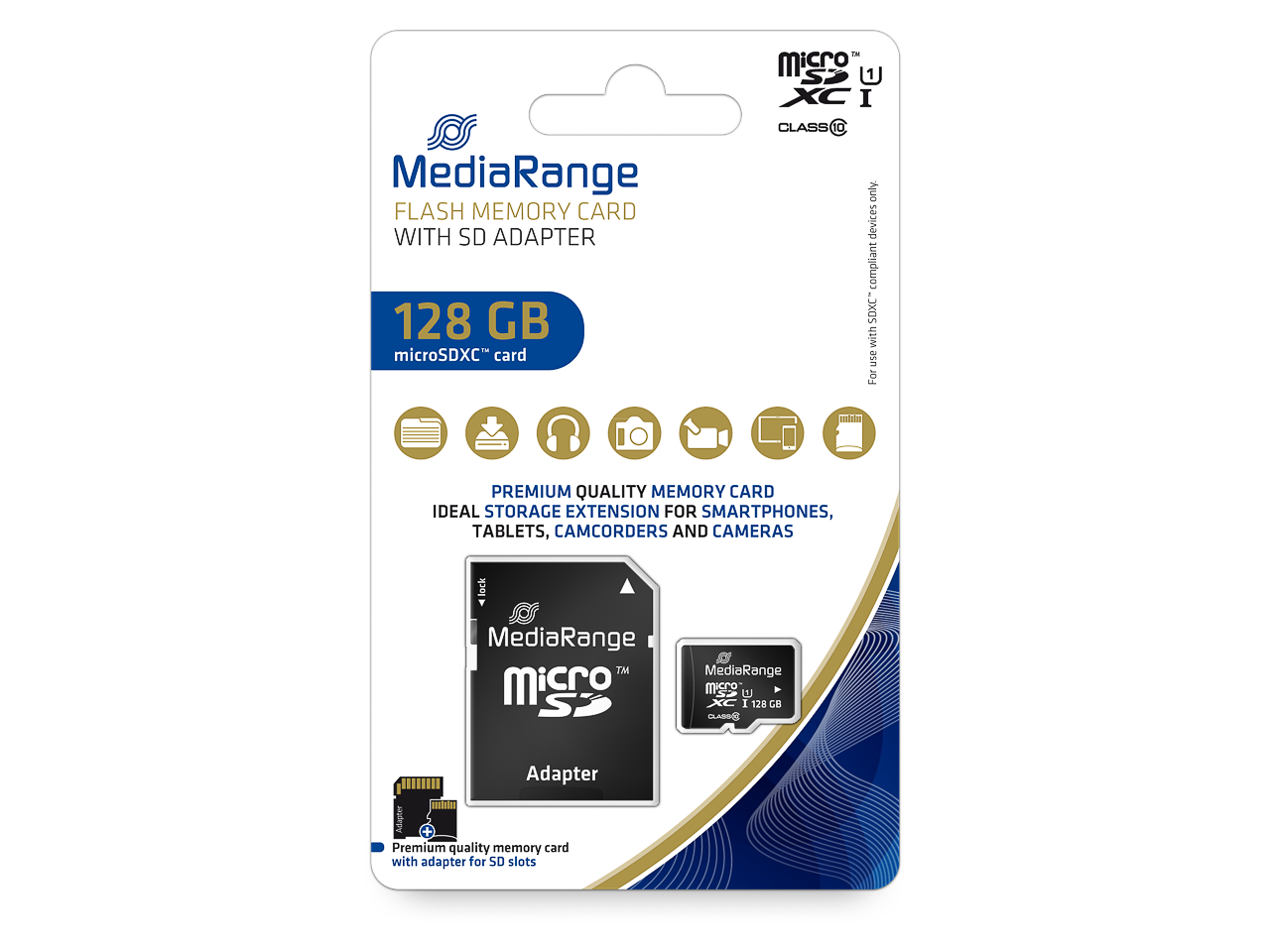 CARTE SD 128 GB SDHC MEDIARANGE