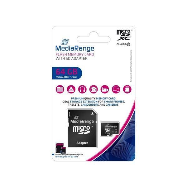 CARTE SD 64 GB SDXC MEDIARANGE