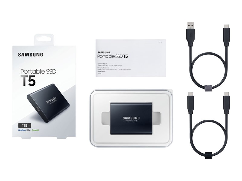 HD SSD 1 TB SAMSUNG PORTABLE T5 USB C 3