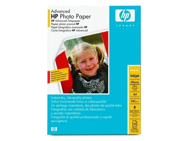 PAPIER HP ADVANCE PHOTO GLOSSY A4 (25)