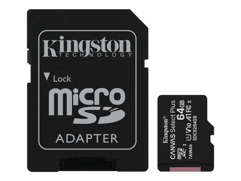 CARTE SD 64 GB SDXC CLASS 10 KINGSTON