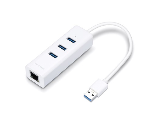 ADAPT USB 3 - ETHERNET 1GB + 3 USB 3