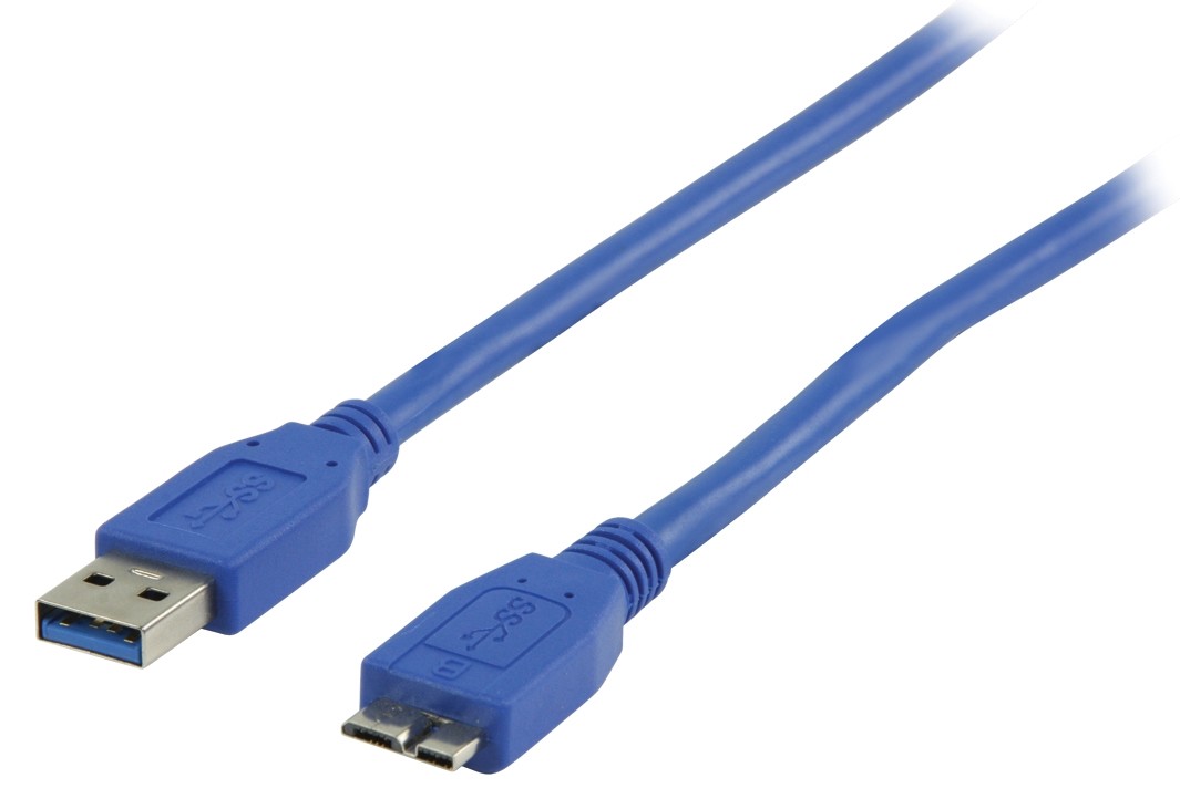 CABLE USB 3.0 AM -> MICRO USB B M (.50M)