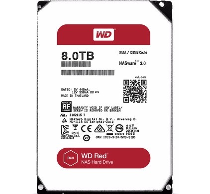 HD SATA 3.5" 8 TB 5400 6GB/S RED